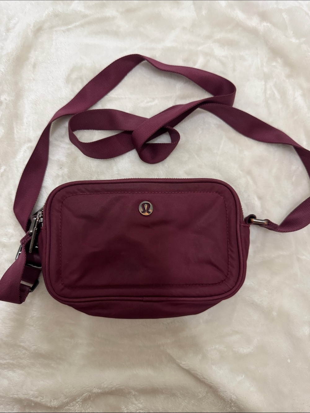 lululemon athletica Maroon Crossbody Shoulder Bag